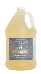 Soothing Touch Sports Massage Lite Oil 1 Gallon – Peppermint, Eucalyptus, Clove, Deep Penetration