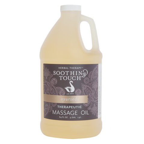 Soothing Touch W67363H Therapeutic Lite Oil 1/2 Gallon bottle - water dispersible massage oil