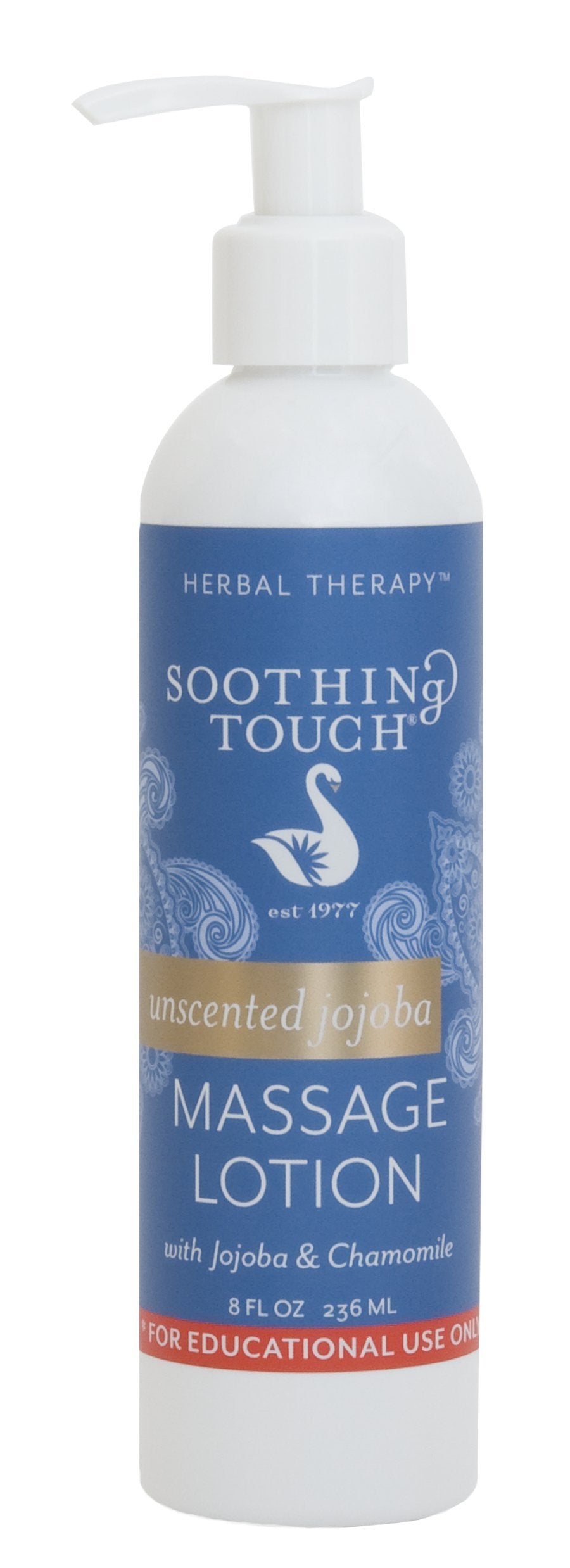 Soothing Touch Jojoba Massage Lotion Unscented 8 oz bottle