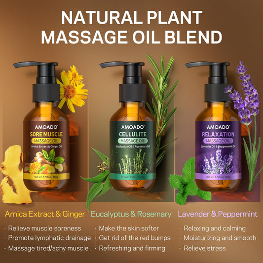 Sore muscle relief arnica oil bottle