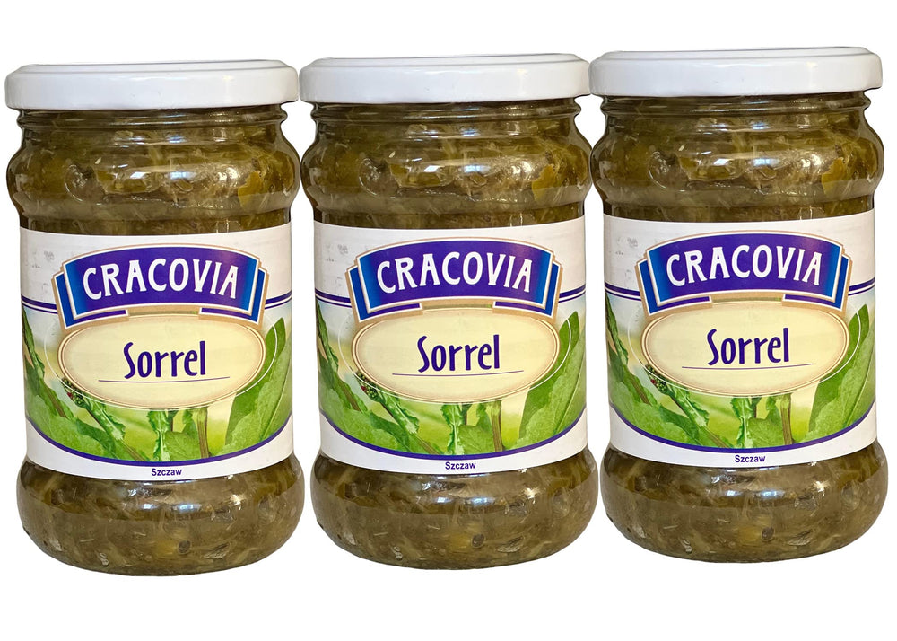 Sorrel Cracovia Polish and Russian Style Szczaw 10.58oz 3 Pack