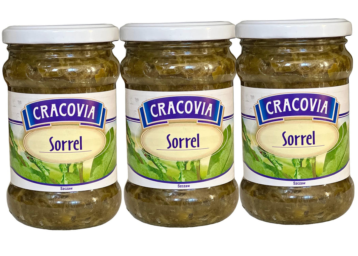 Sorrel Cracovia Polish and Russian Style Szczaw 10.58oz 3 Pack