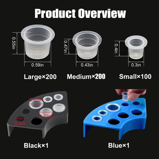 SOTICA ink cups holders blue and black for quick color access