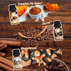 Nutmeg essential oil bottle from Autumn Spice collection