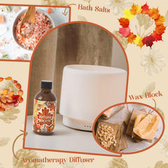 DIY use of Autumn Wreath essential oil for candles and sprays