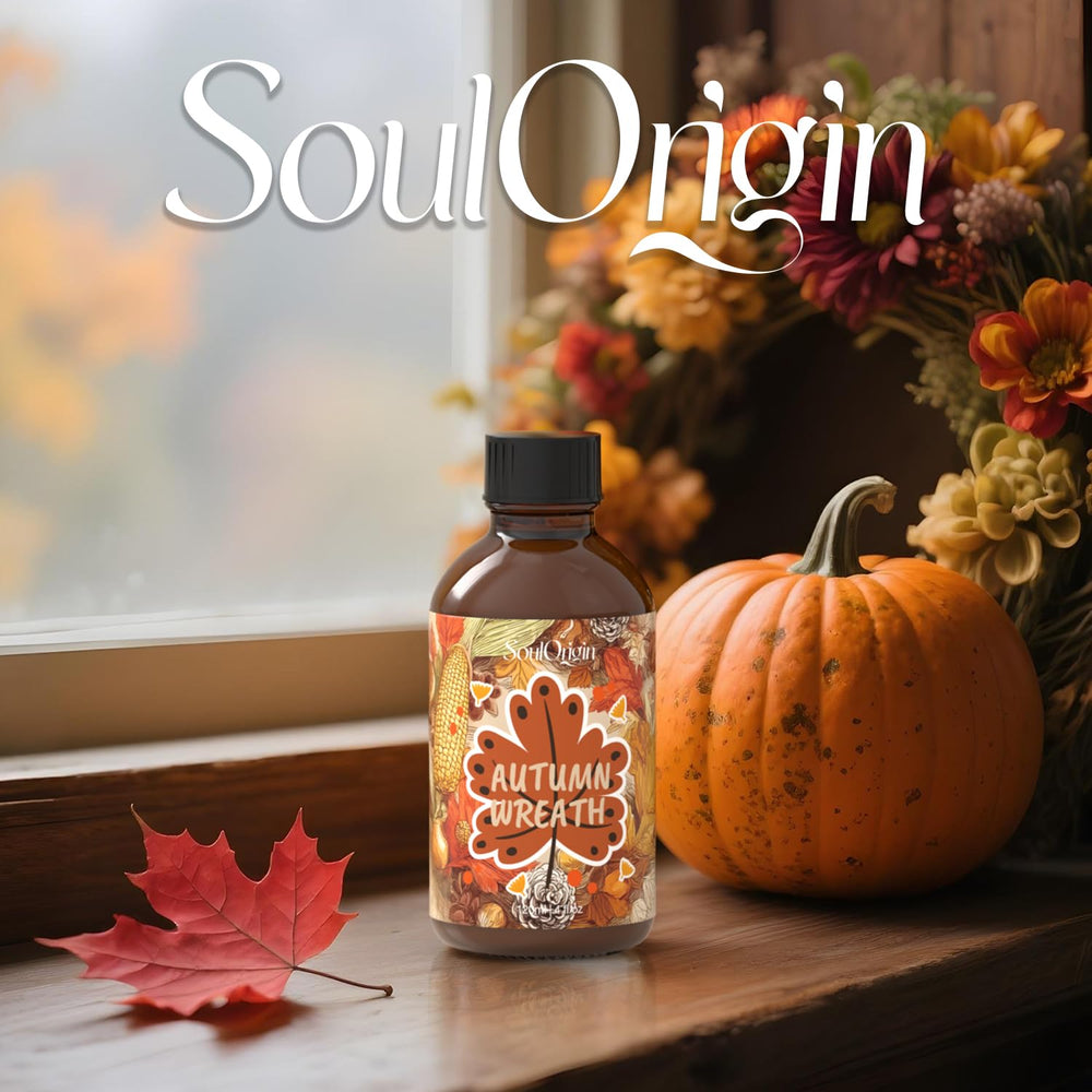 Gift-ready Autumn Wreath essential oil 120ml for fall occasions
