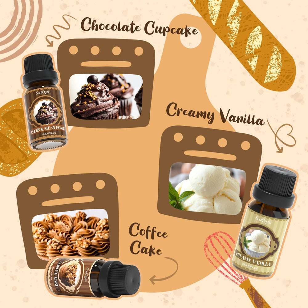 Chocolate Cookies fragrance oil bottle from Soulorigin Bakery Set