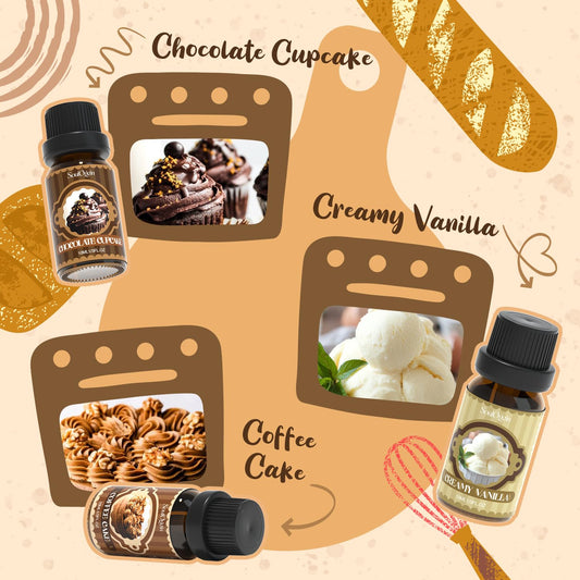Chocolate Cookies fragrance oil bottle from Soulorigin Bakery Set