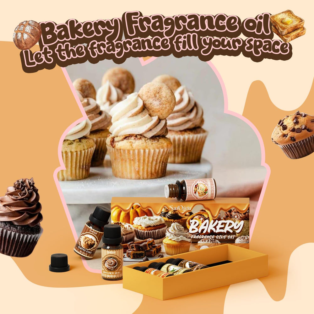 Coffee Cake fragrance oil bottle from Soulorigin Bakery Set