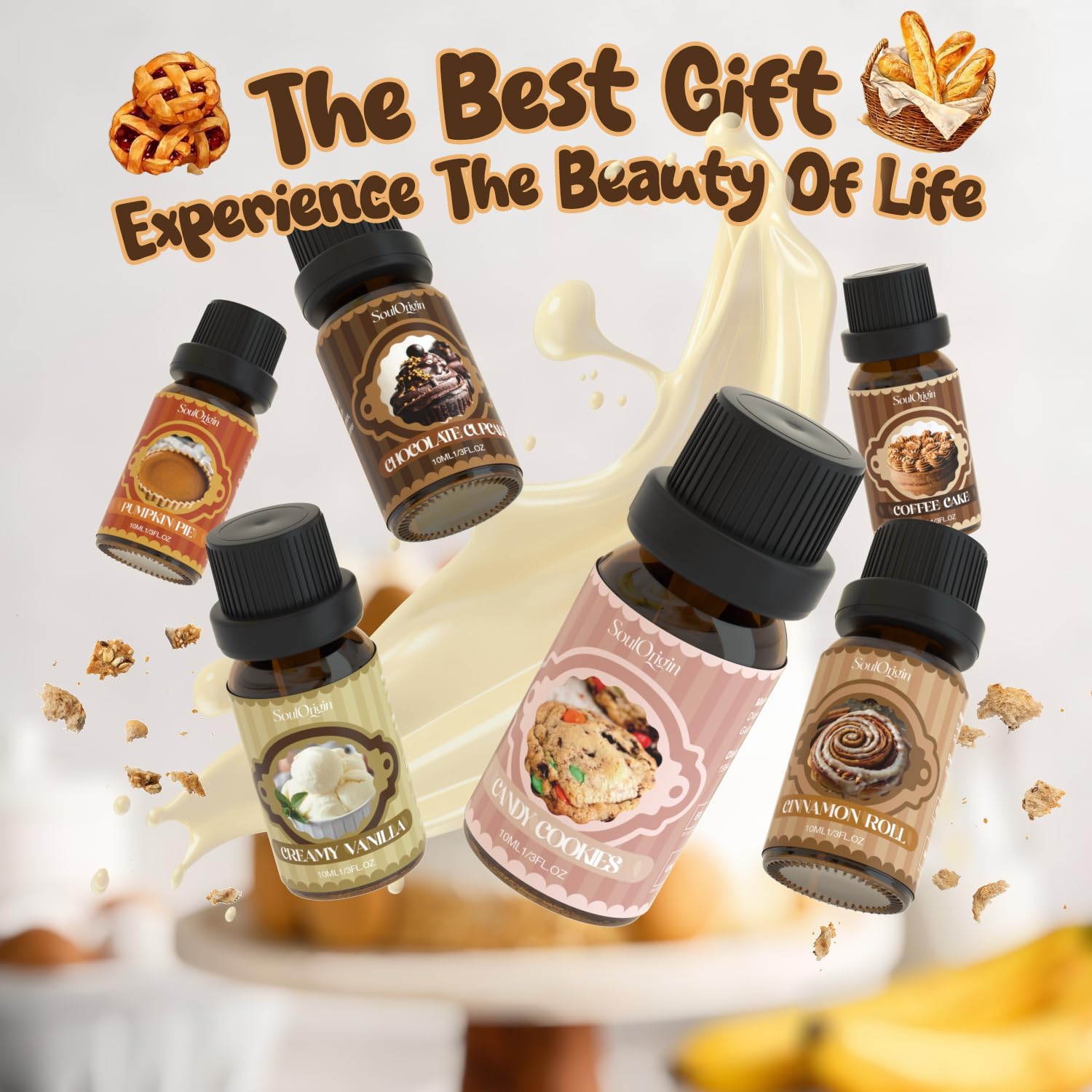 Pumpkin Pie fragrance oil bottle from Soulorigin Bakery Set