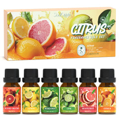 Blood orange essential oil bottle from Soulorigin Citrus Oils Set