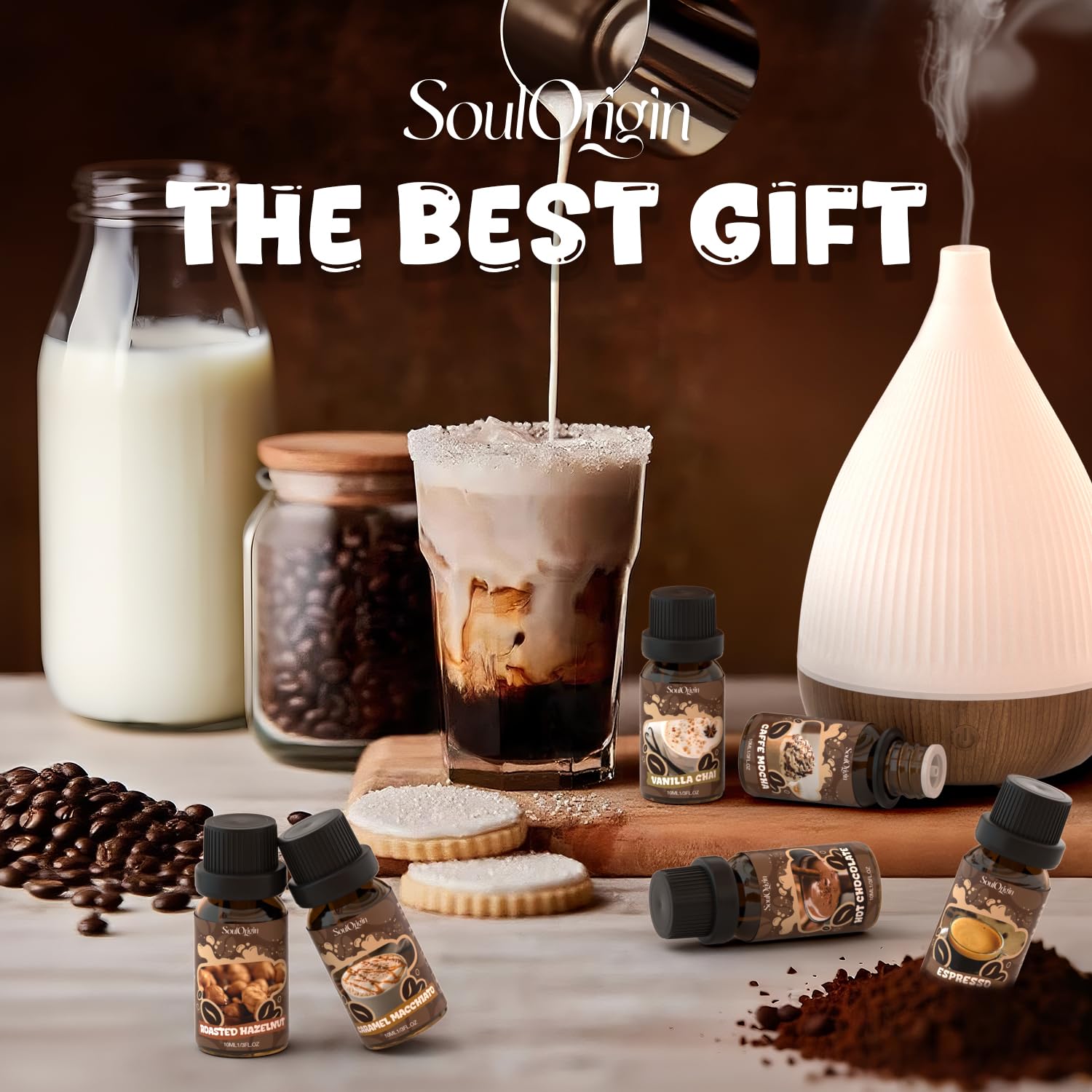 Gift-ready Soulorigin Coffee Fragrance Oils Set packaging