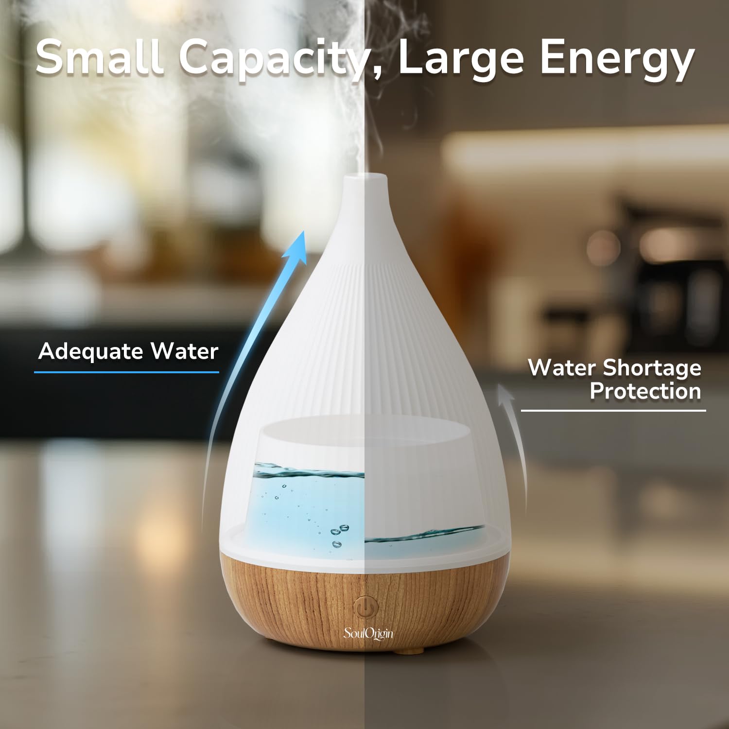 Ultra-quiet diffuser operating in a bedroom