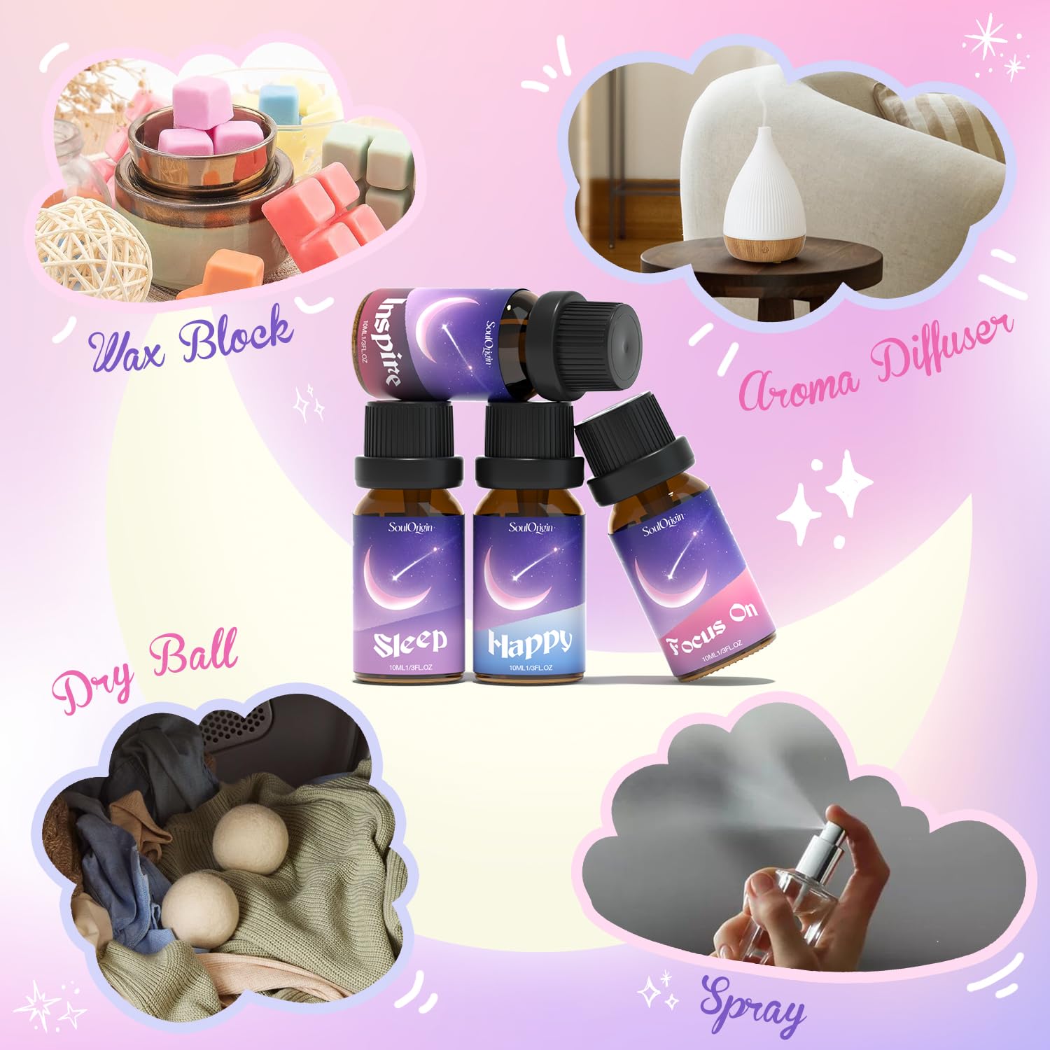 Happy blend aroma for diffuser