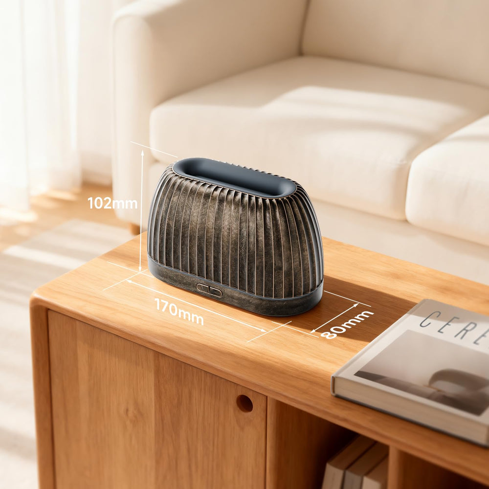 Living room scene with gold SOULORIGIN diffuser in use