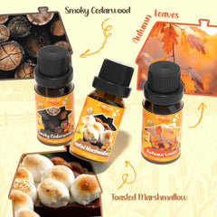 Close-up of Roasted Marshmallows note in Cozy Cabin fragrance oils