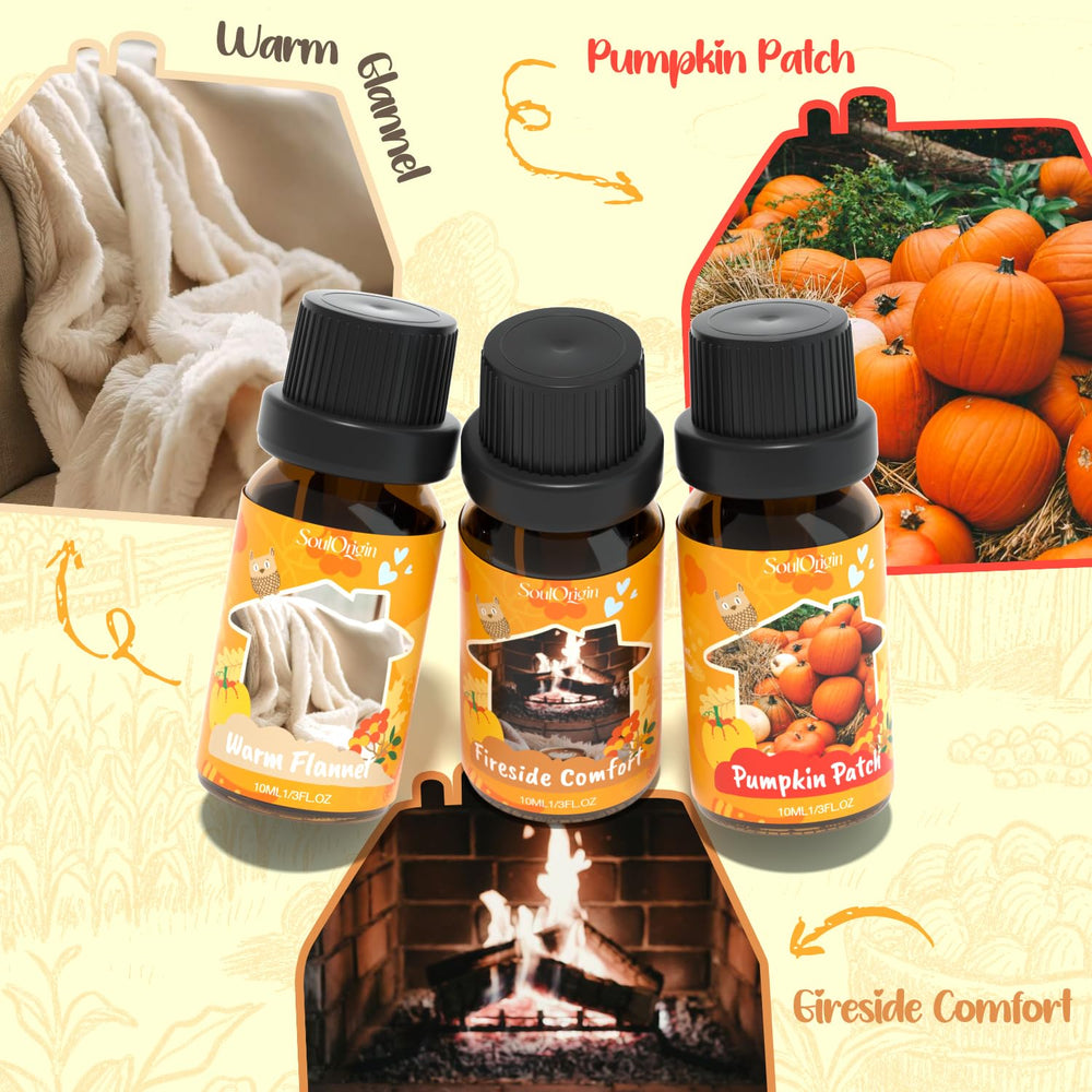Autumn Leaves and Warm Flannel notes displayed for Cozy Cabin set