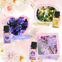 Gardenia scented essential oil bottle from Soulorigin Floral Oils Set