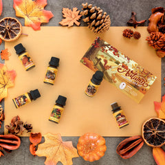 SoulOrigin gift box on fall table setting suggesting presentable seasonal gifting benefit