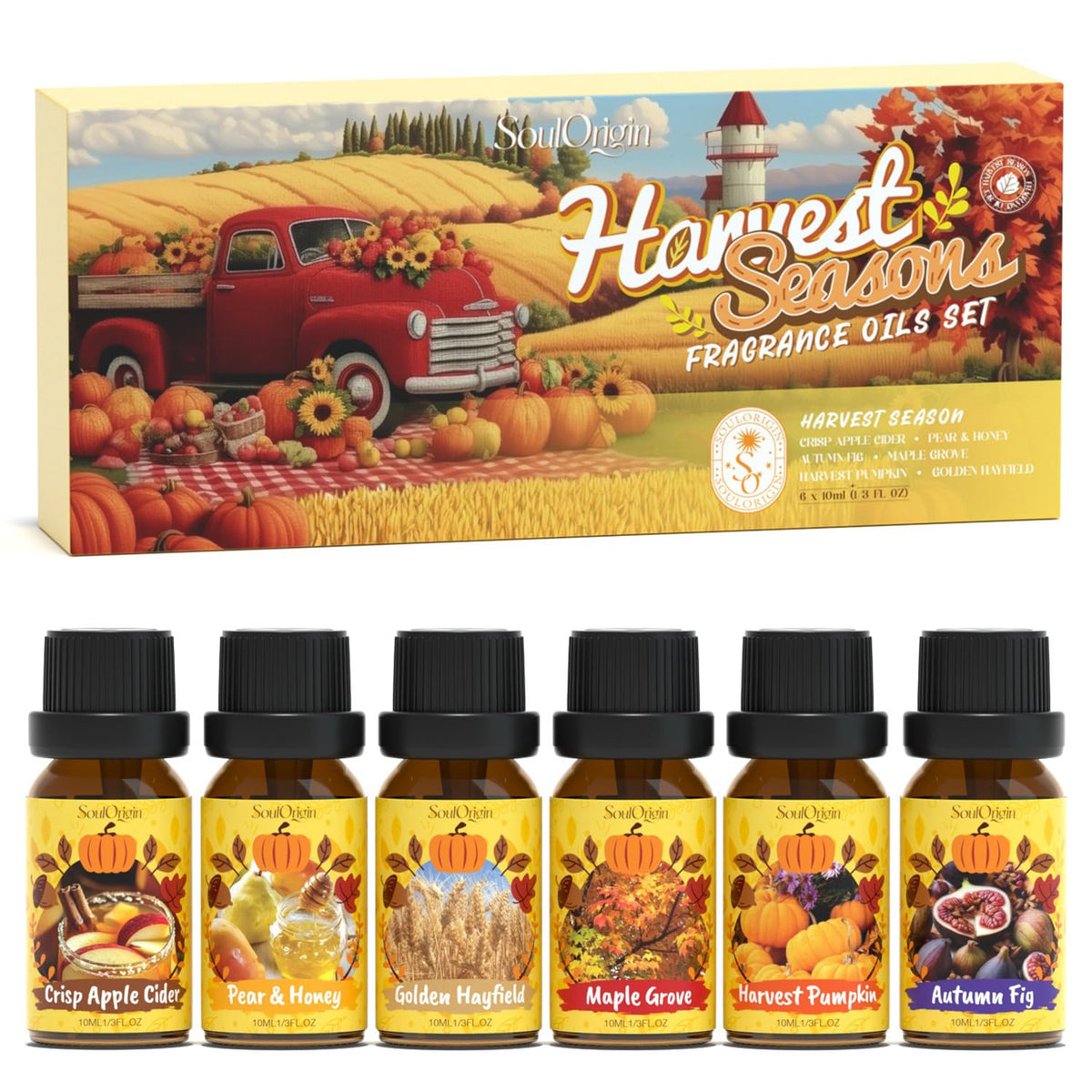 Crisp Apple Cider fragrance oil bottle from Soulorigin Harvest set