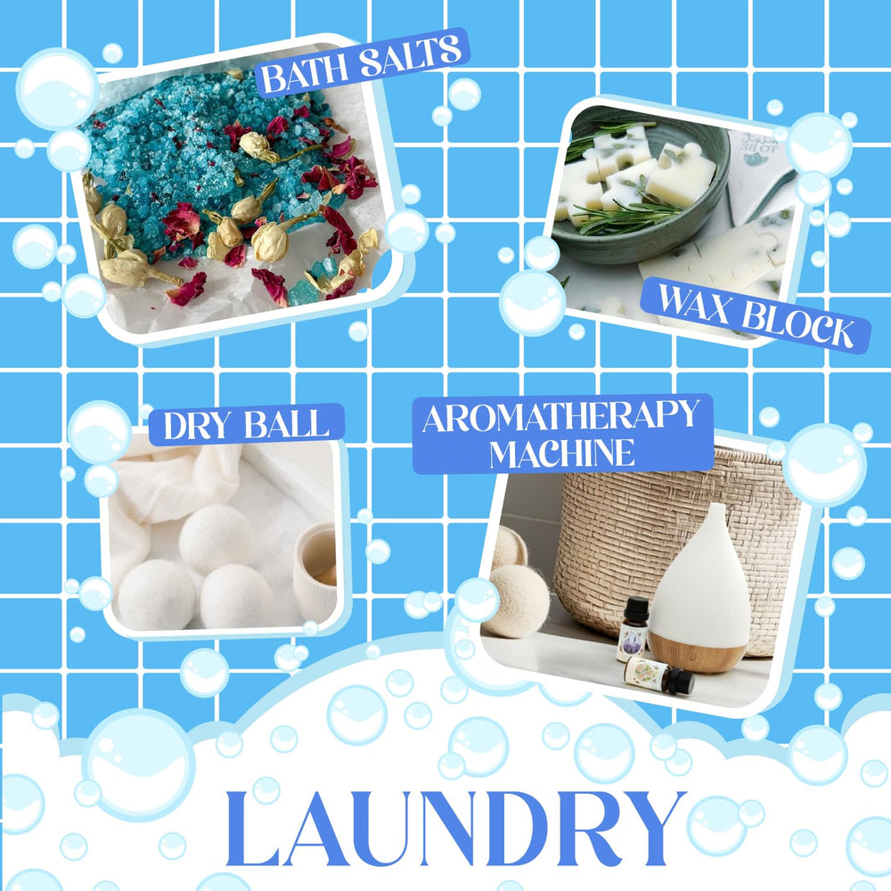 Dryer balls ready to be infused with Fresh Cotton fragrance