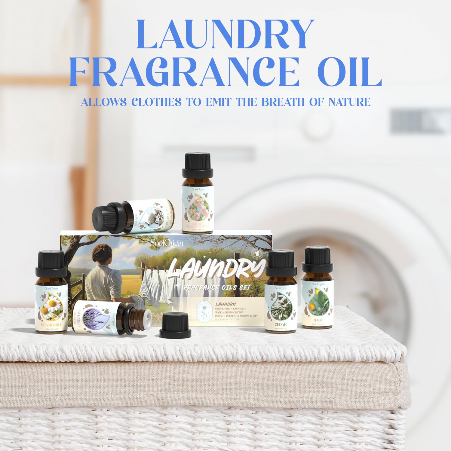 Soulorigin Laundry Fragrance Oils Set – Lavender