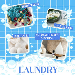 Dryer balls ready to be infused with Fresh Cotton fragrance