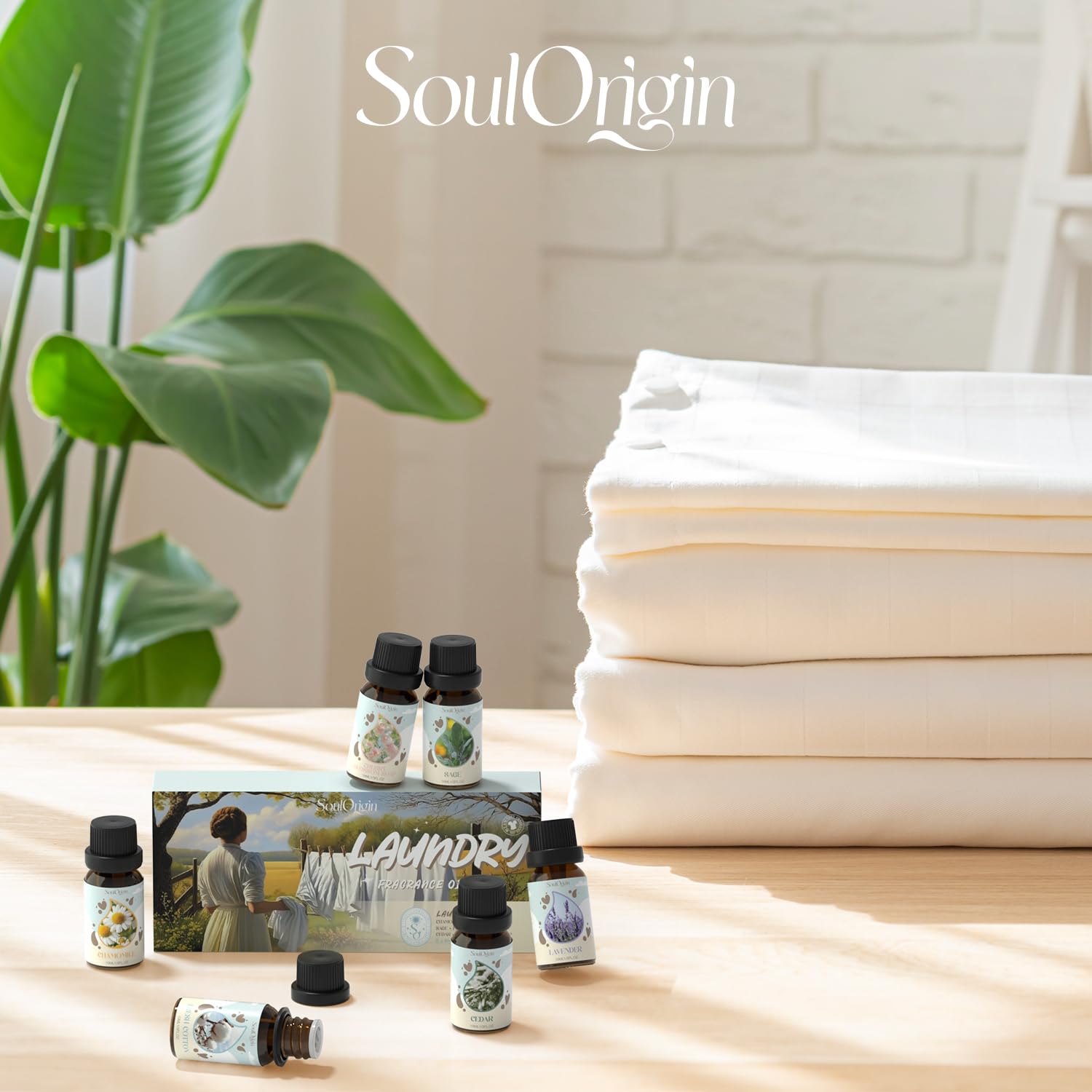 Soulorigin Laundry Fragrance Oils Set – Gift Packaging