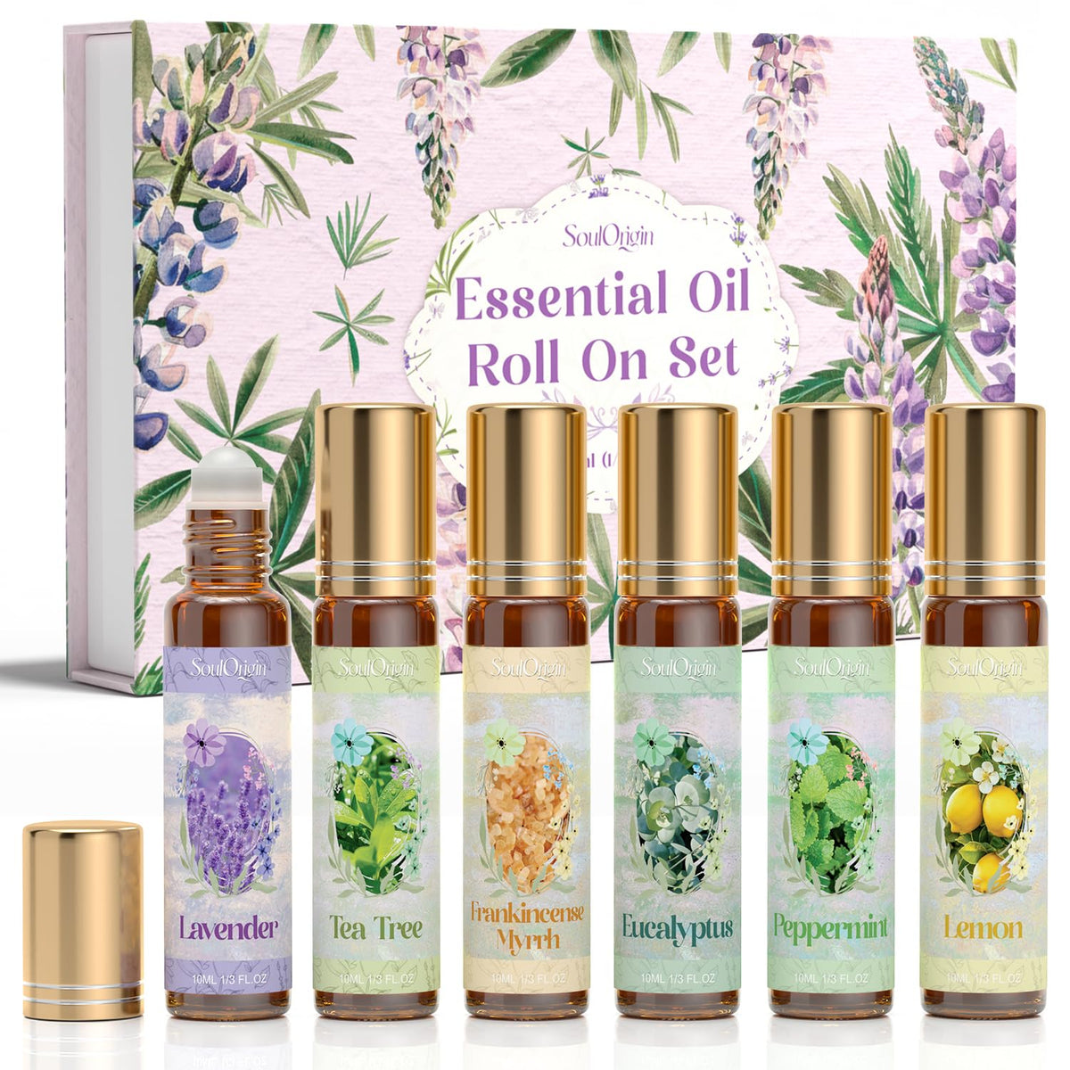 SoulOrigin Essential Oil Roll-On Set packaging