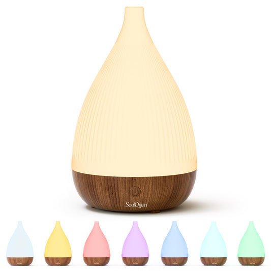 SOULORIGIN Ultrasonic Essential Oil Diffuser dark finish emitting mist