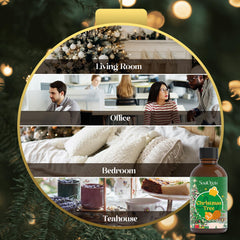 DIY candles and crafts using Christmas tree essential oil