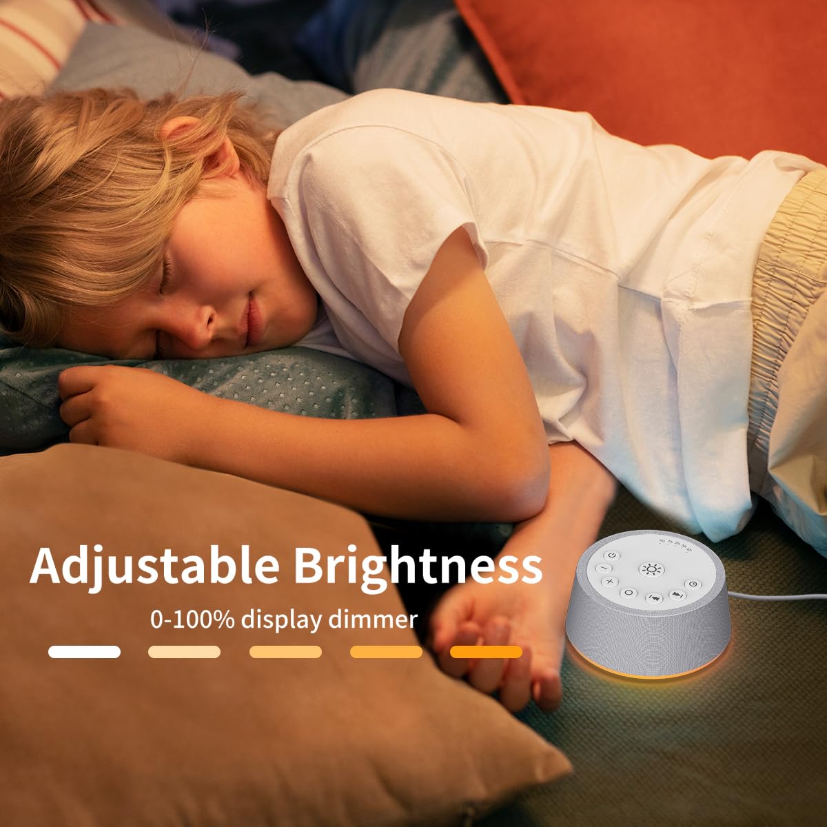 SoundLegend memory function display saves preferred settings for easy nightly routines.