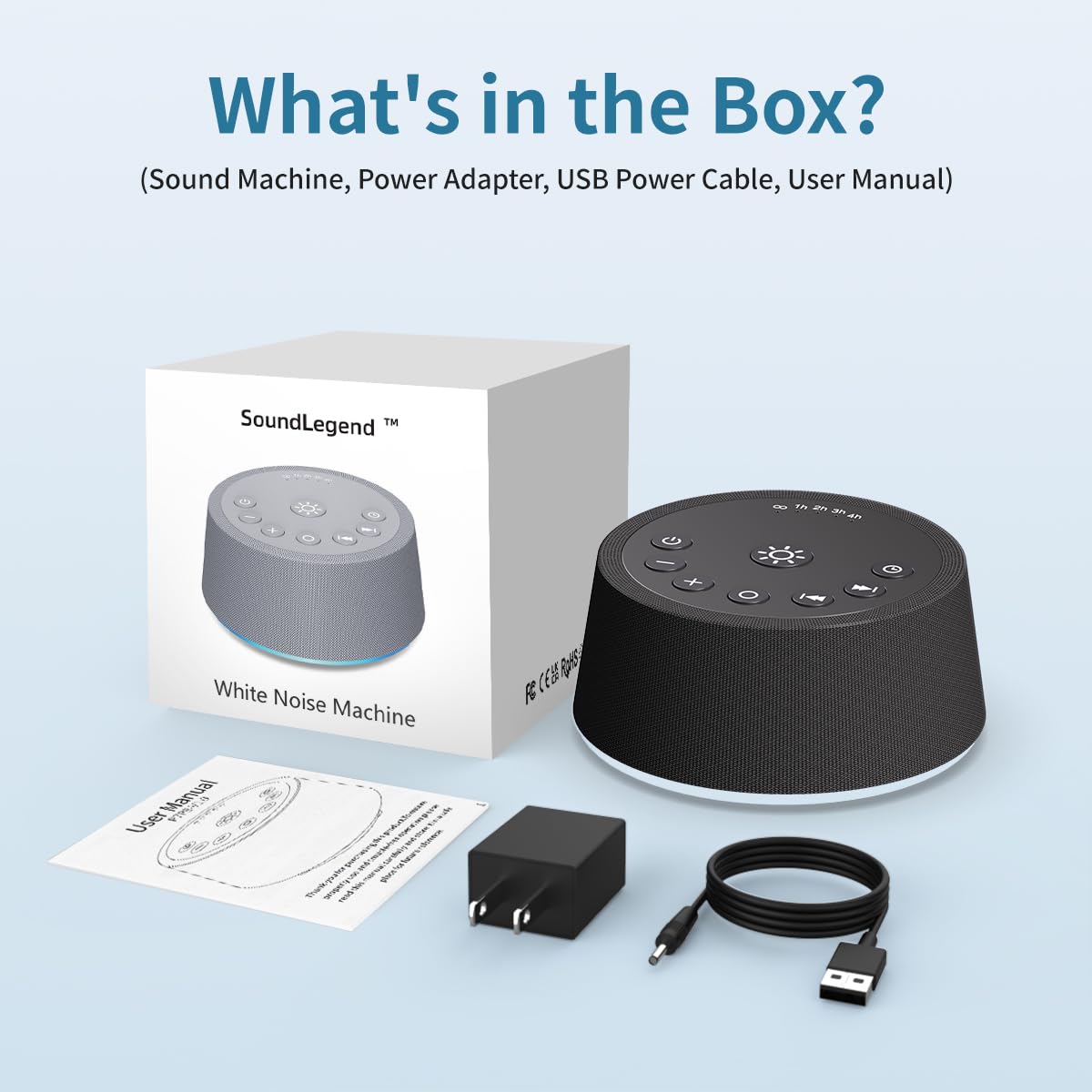 SoundLegend USB power cable setup for easy home or travel use