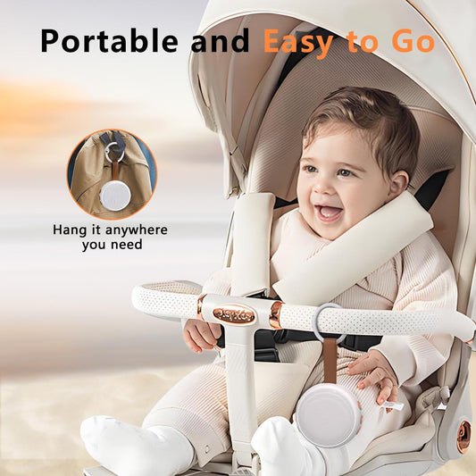 SoundMe portable sound machine provides 32 volume levels for tailored listening.