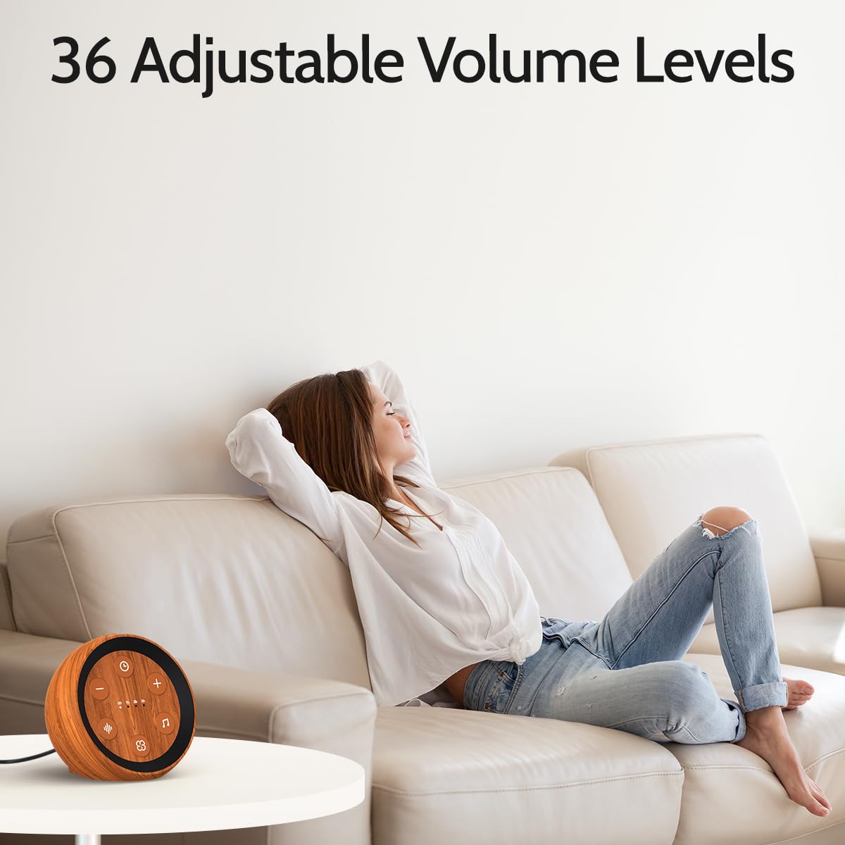 SoundMe 32-sounds icons view illustrating diverse ambience options for personalized sleep.