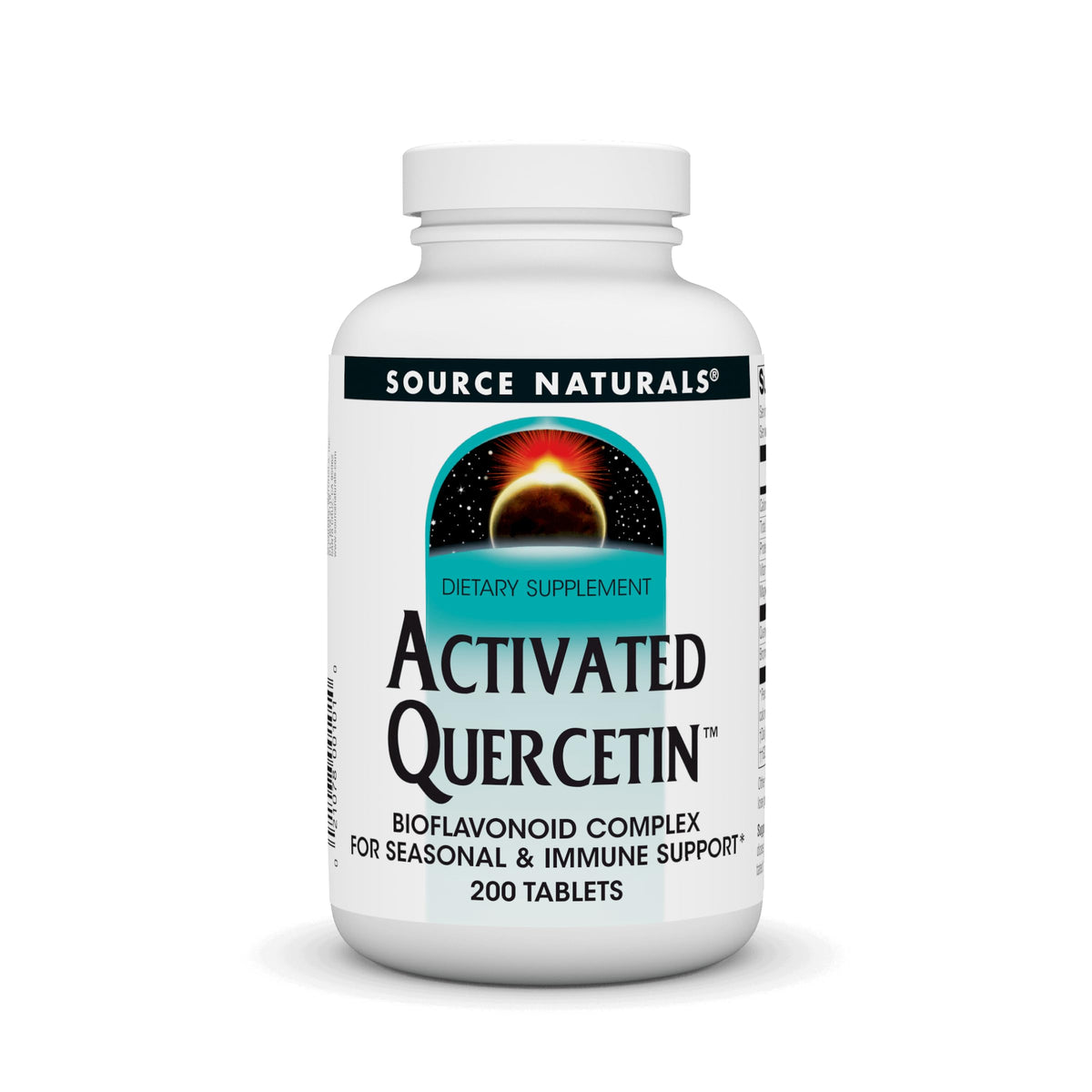 Bottle image of Source Naturals Activated Quercetin plant-derived bioflavonoid complex
