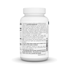 Quercetin bioflavonoid complex ingredients including bromelain and vitamin C