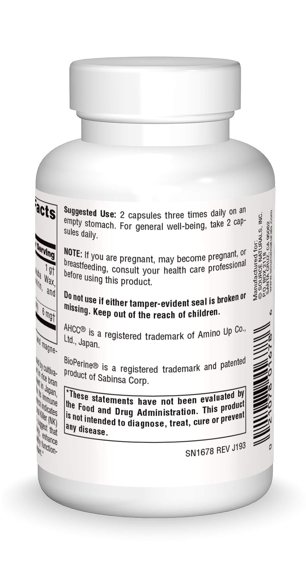 AHCC capsules close-up