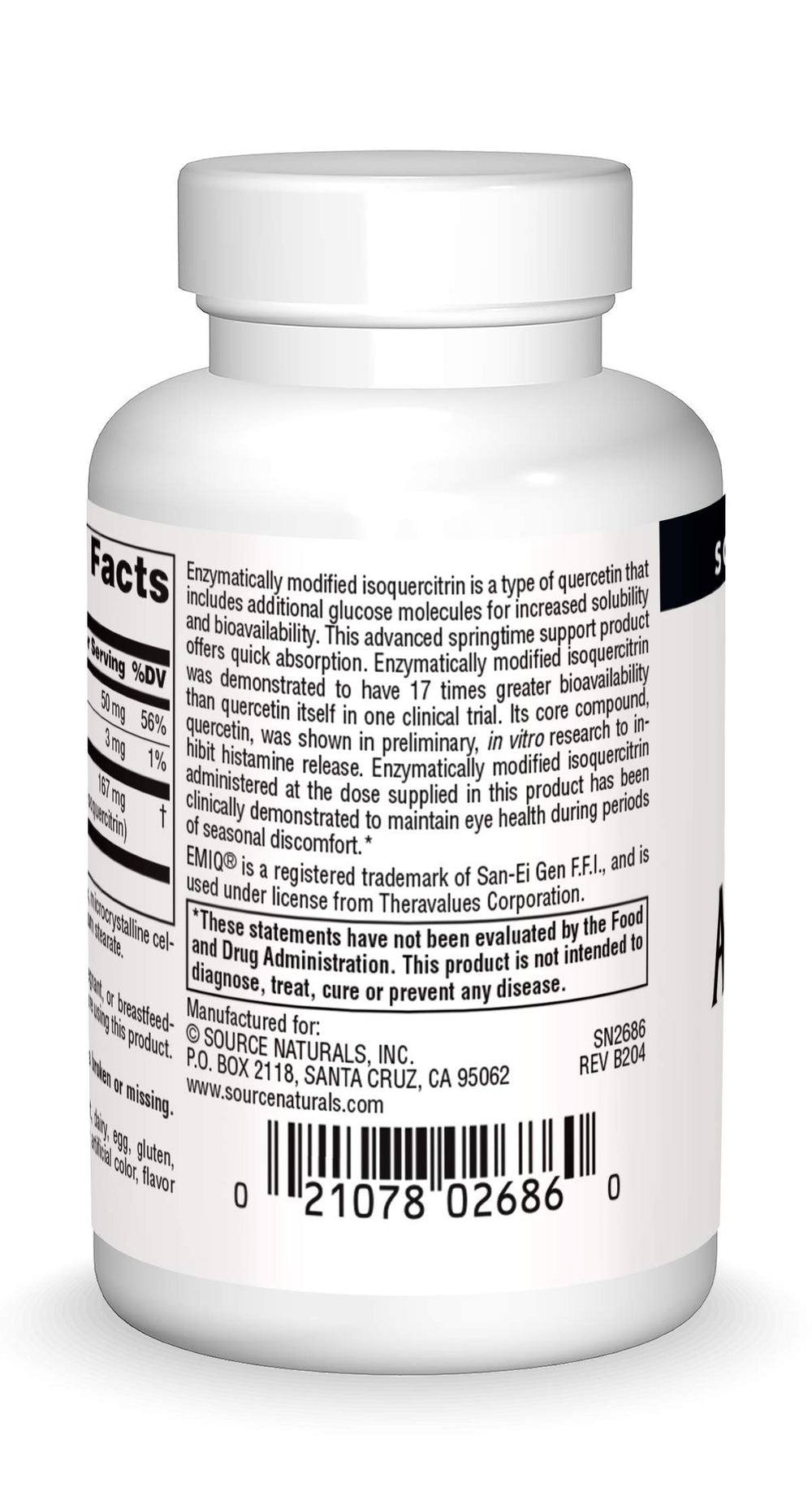 AllerStrength bottle with label and packaging