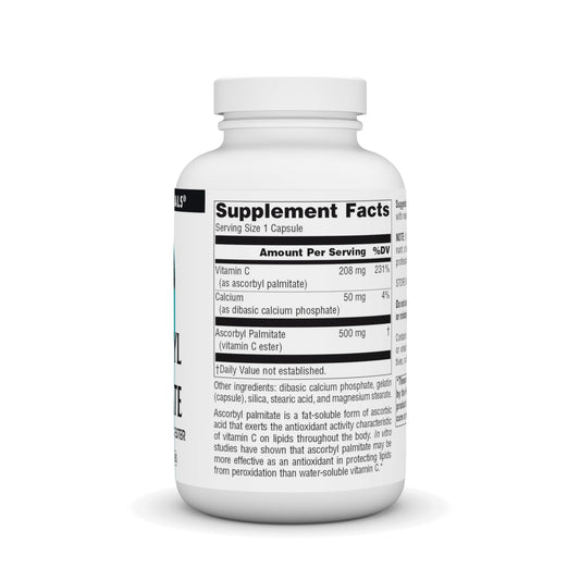 Source Naturals Ascorbyl Palmitate 500mg capsules