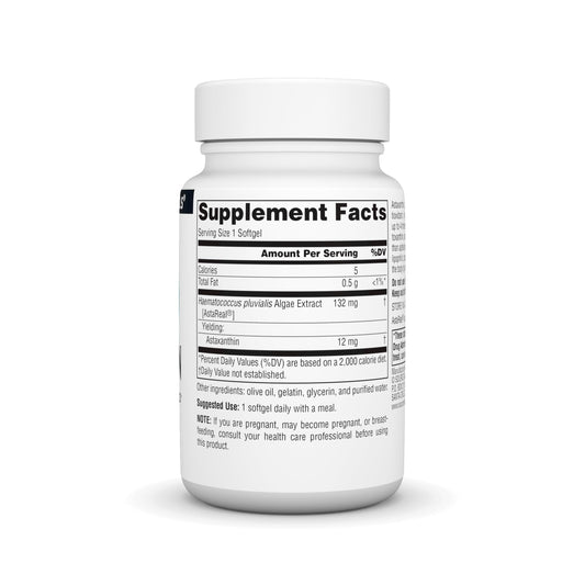 Astaxanthin softgels close-up