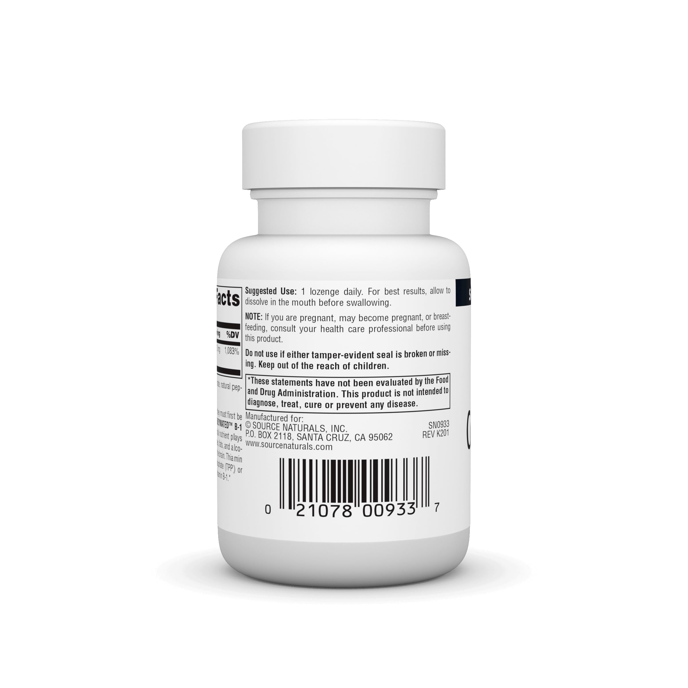 60-count peppermint lozenges bottle close-up