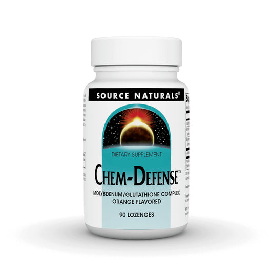 Source Naturals Chem-Defense 90 Orange Lozenges bottle, front view