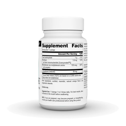 Label for Source Naturals Chem-Defense 90 Orange Lozenges