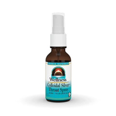 Front view of Source Naturals Colloidal Silver 30 PPM spray bottle 1 oz