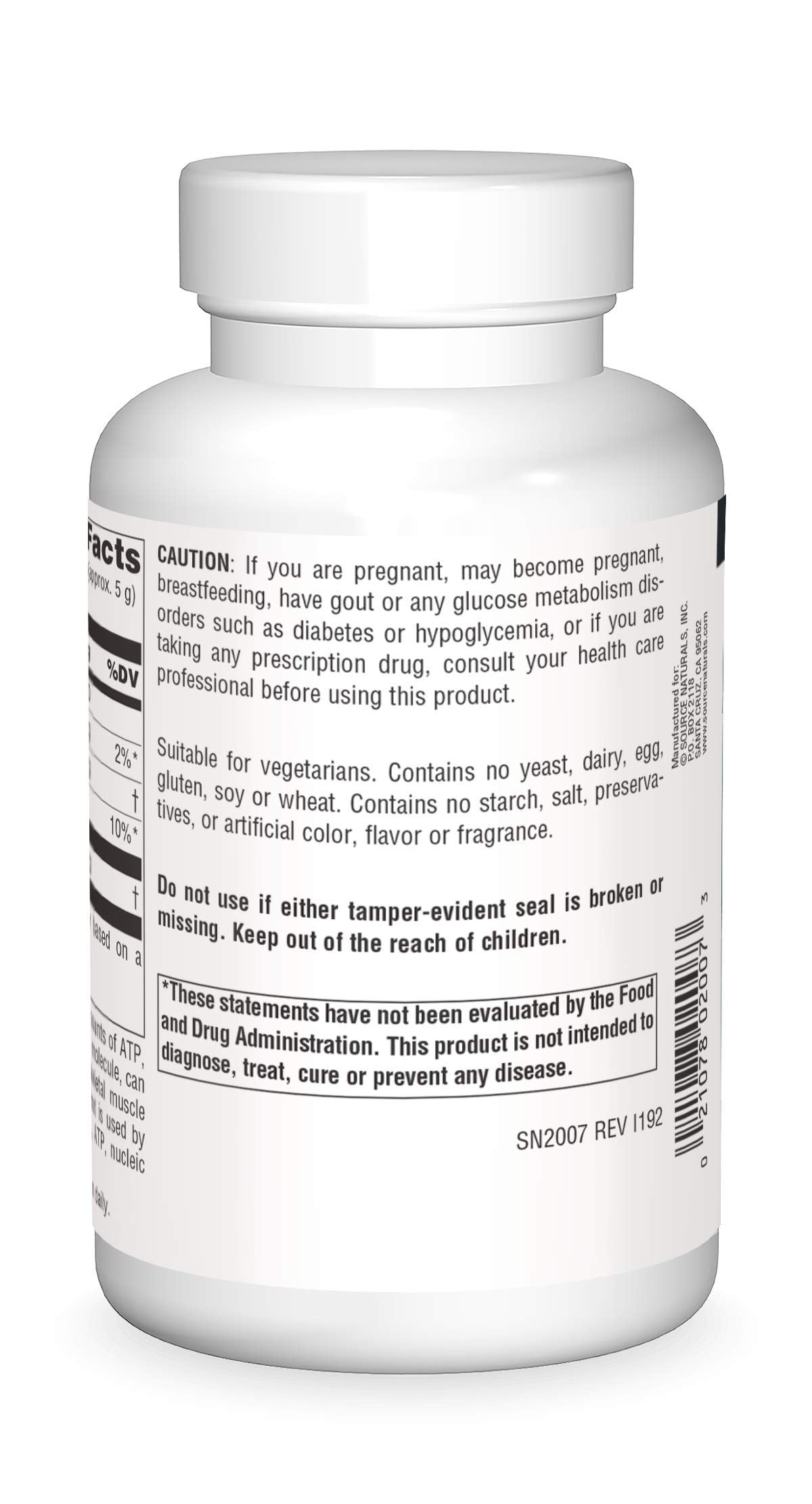 Close-up of D-Ribose powder in scoop
