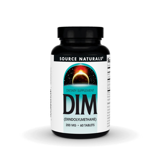 Bottle of Source Naturals DIM 200mg with BioPerine