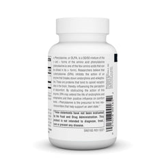 DLPA 750 mg 60 tablets ingredients panel