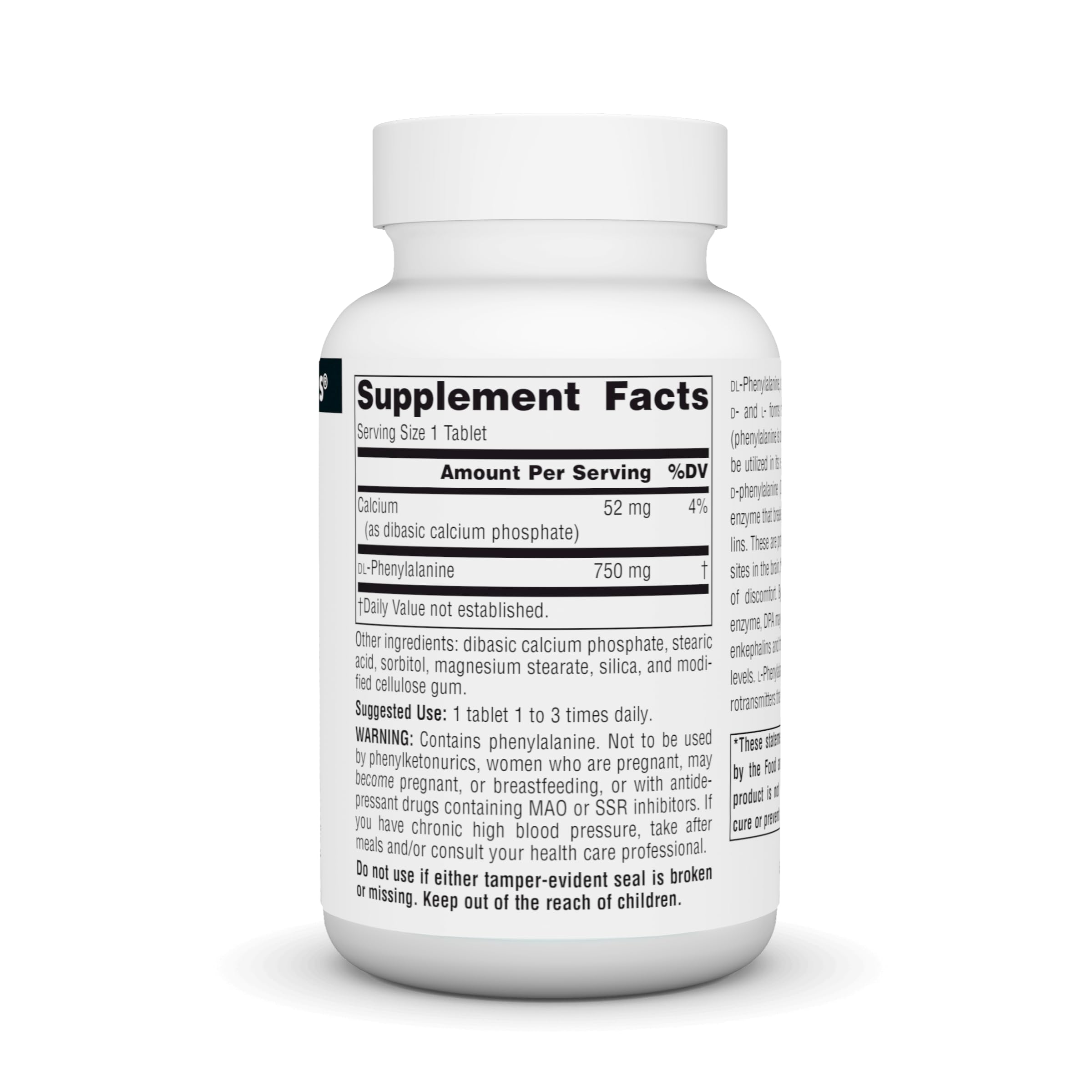DLPA 750 mg 60 tablets product pack shot