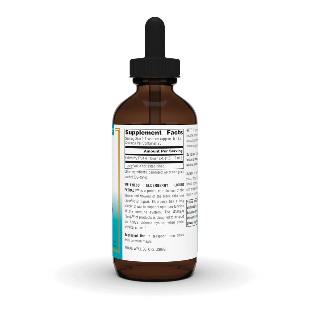 Back label showing product details and ingredients